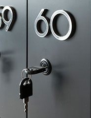 Square Backed Locks