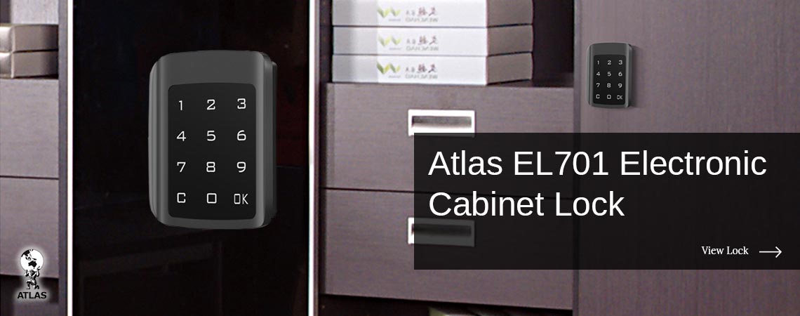 Atlas EL701 Electronic Cabinet Lock. View Lock