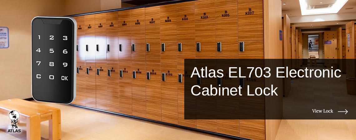 Atlas EL703 Electronic Cabinet Lock. View Lock